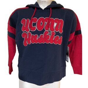 NEW Connecticut UConn Huskies Colosseum Athletics Navy Hoodie Sweatshirt Girls M